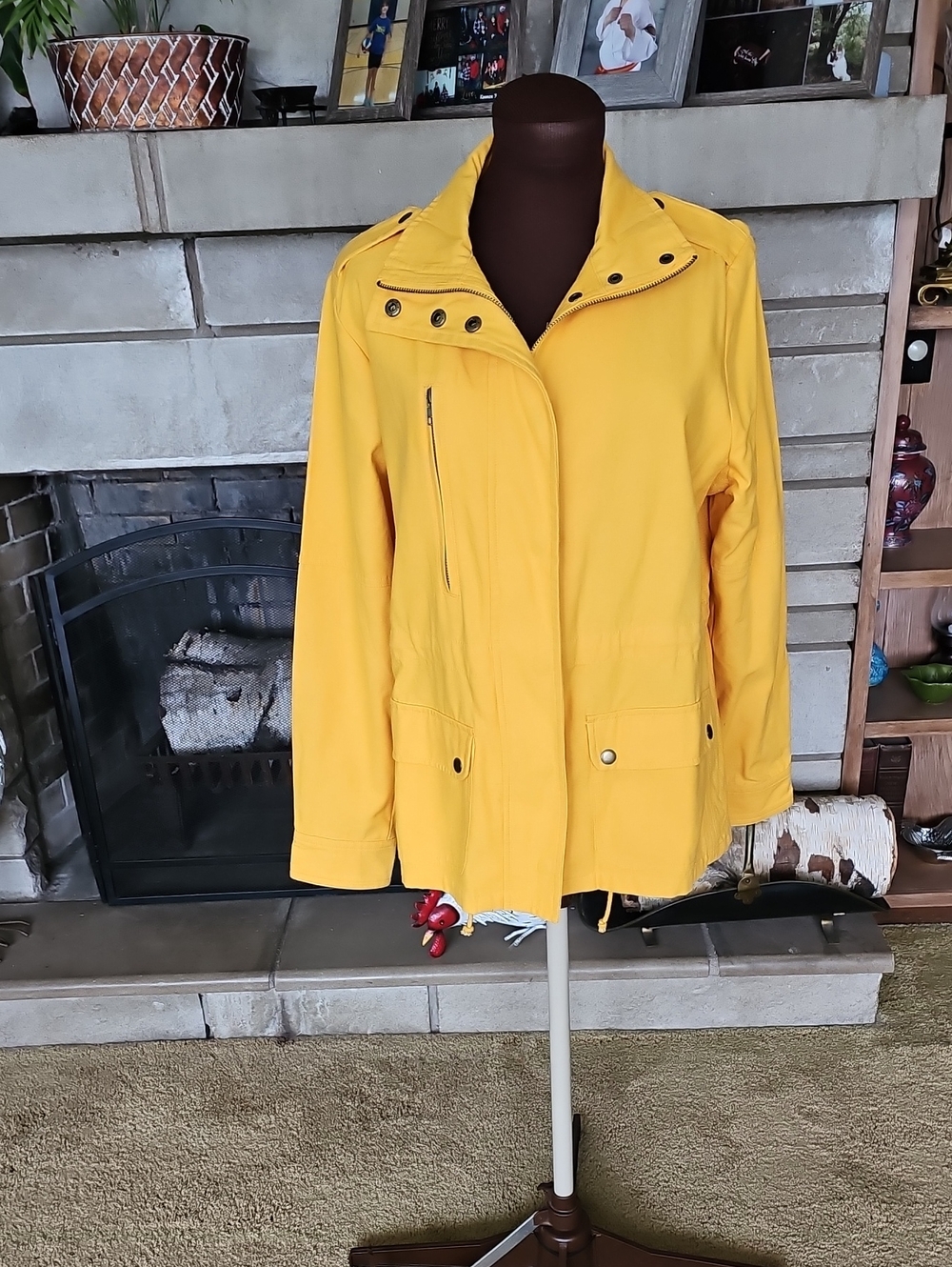 Yellow Utility Jacket Like New